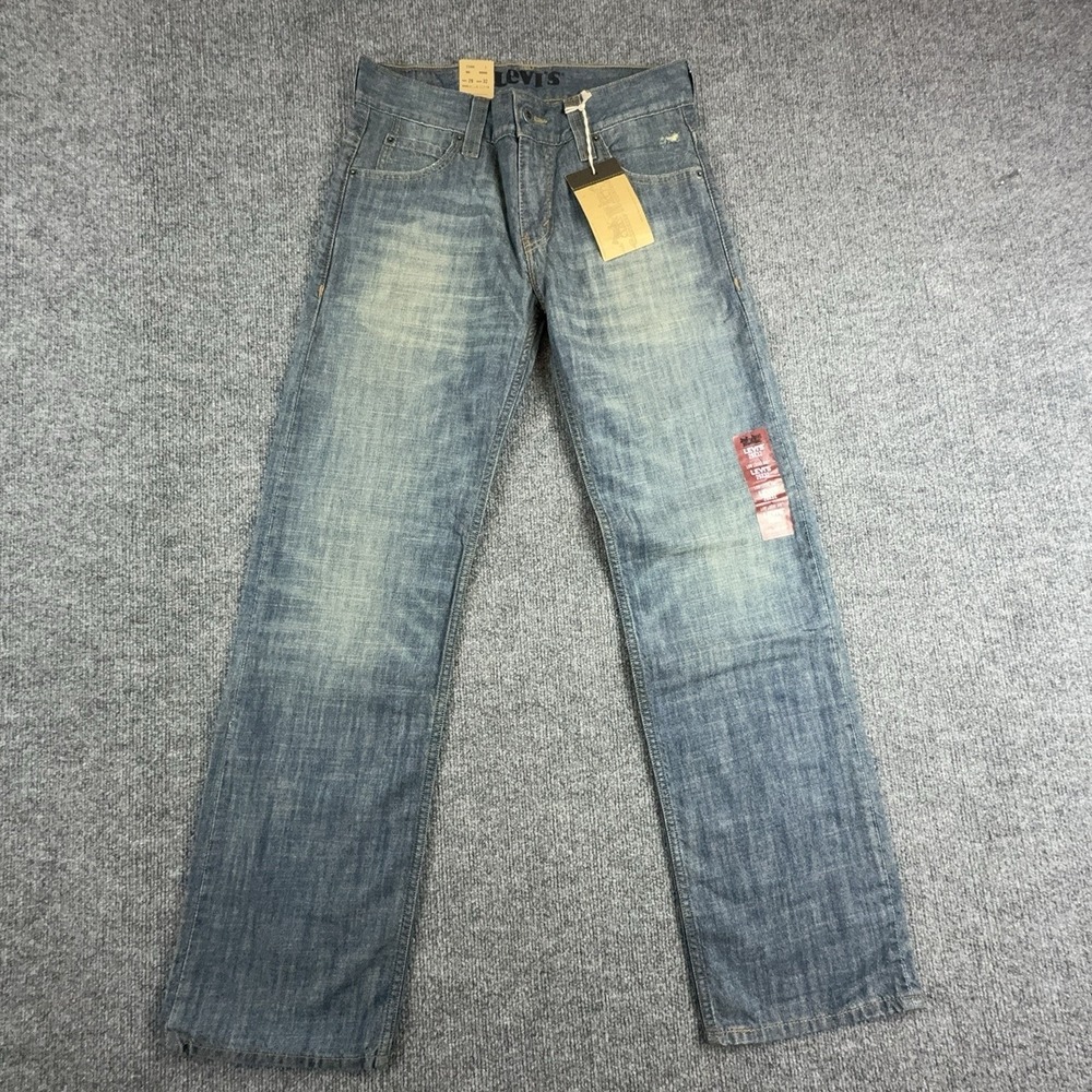 Y2K Levis 549 Low Loose Jeans Mens 29x32 Blue Straight Leg Medium Wash Denim